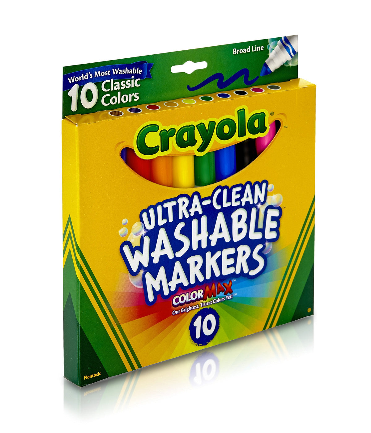 Crayola Back To School Bundle: 24 Crayons, 10 Washable Markers, 12 Pencils