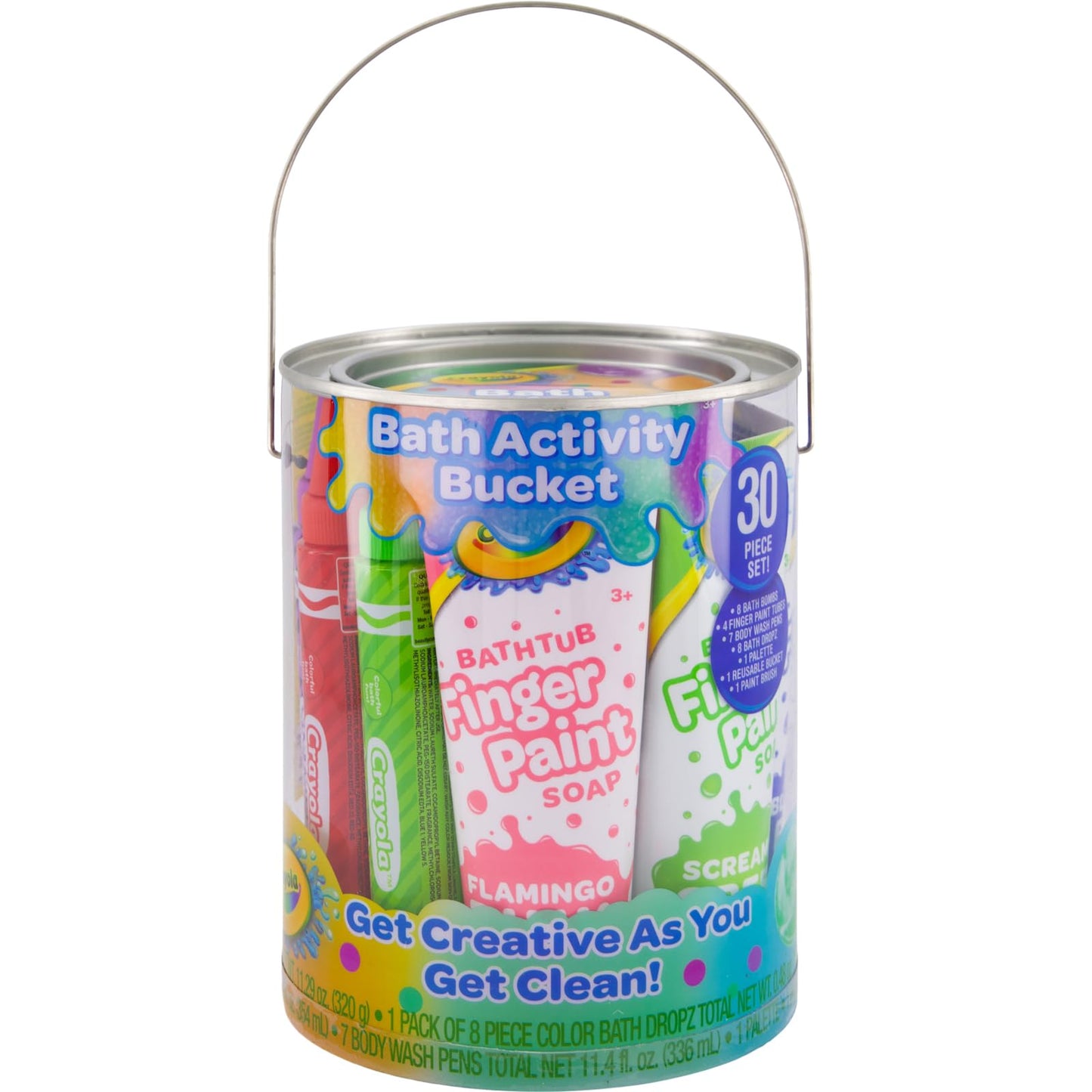 Crayola Bath Tub Mini Paint Set – 9 Piece Kids Bath Art Kit
