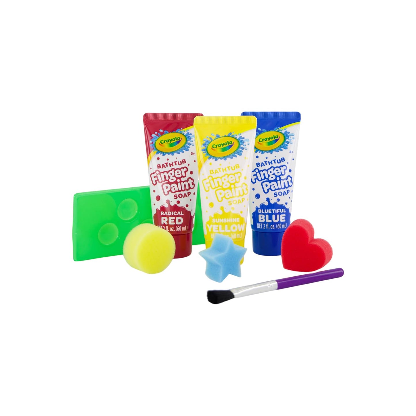 Crayola Bath Tub Mini Paint Set – 9 Piece Kids Bath Art Kit