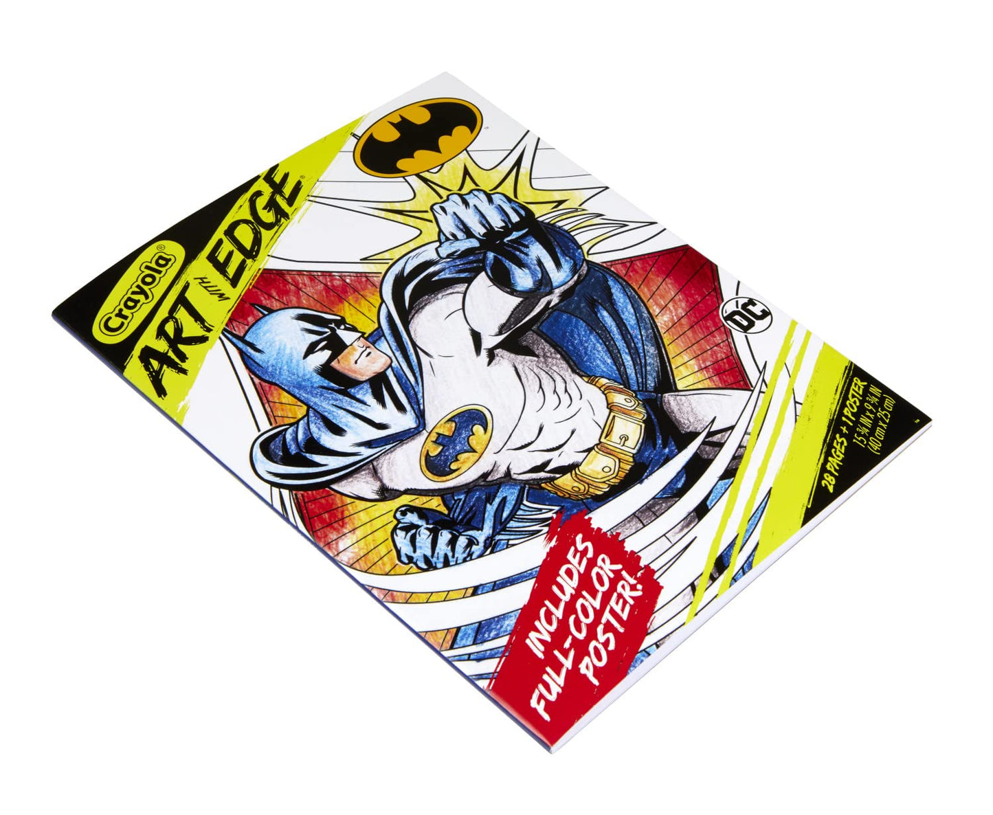 Crayola Batman Coloring Pages (28 Pcs) with Poster – Adult Coloring Gift Set