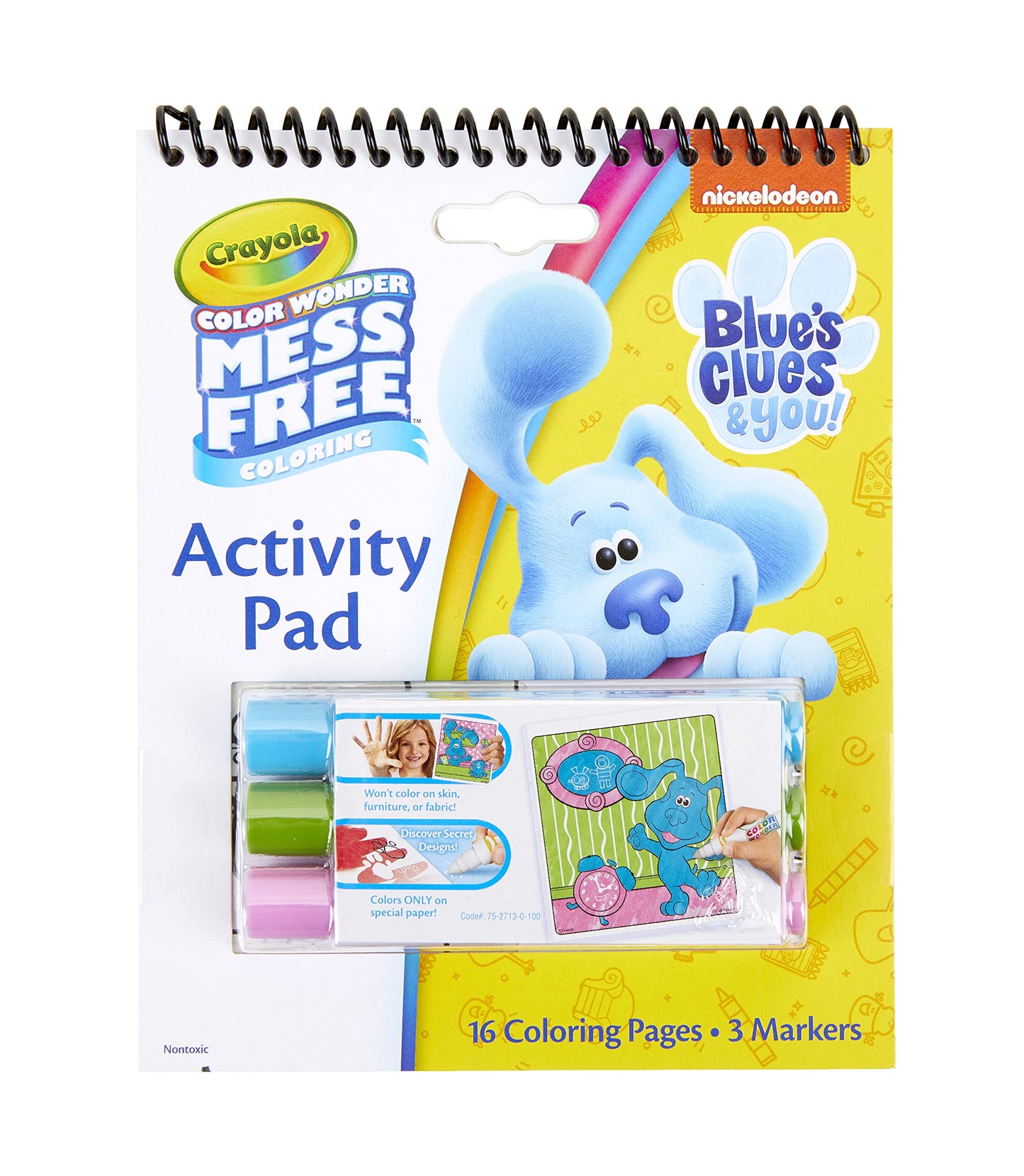 Crayola Blues Clues Color Wonder Activity Pad – Mess Free Coloring for Kids