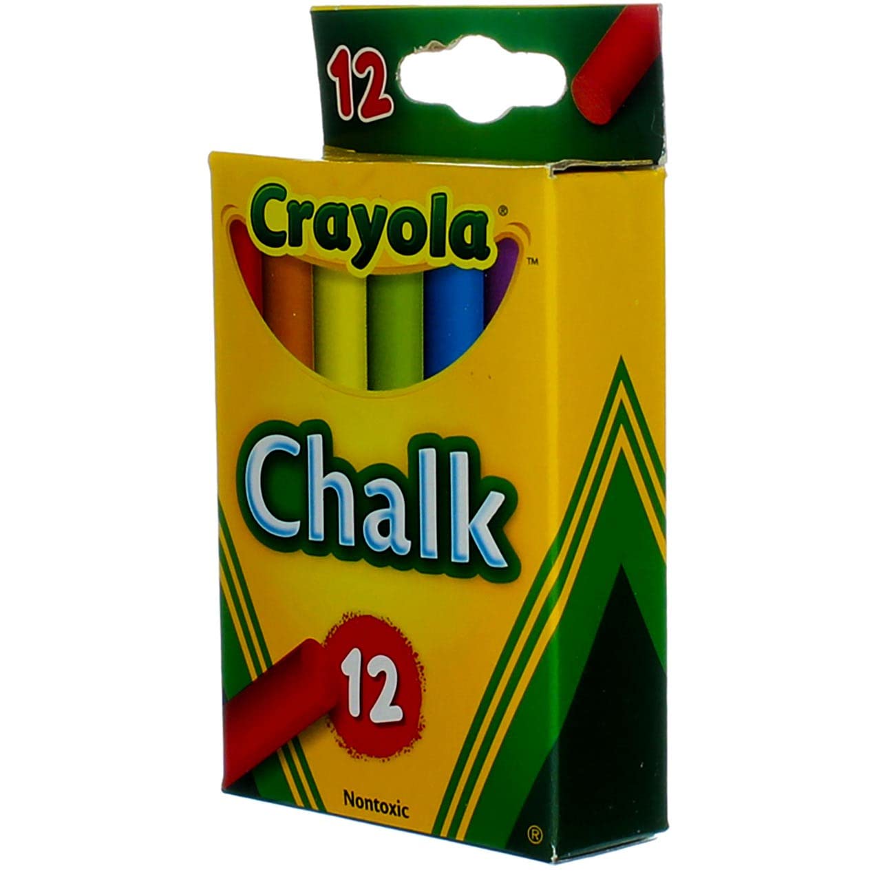 Crayola Colored Chalk Sticks 12 Count – 2 Packs | Vibrant Chalk Set for Kids
