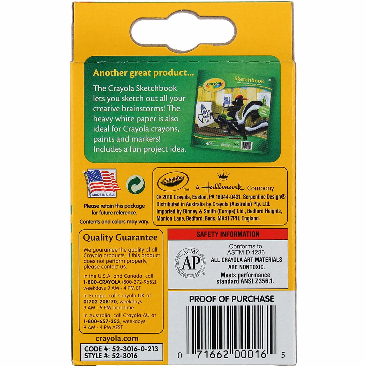Crayola Classic Color Pack Crayons – 16 Colors per Pack, Pack of 24