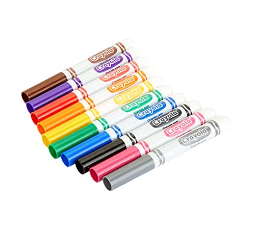 Crayola Classic Broad Line Markers — 8-Color Set (Pack of 2), Non-Toxic
