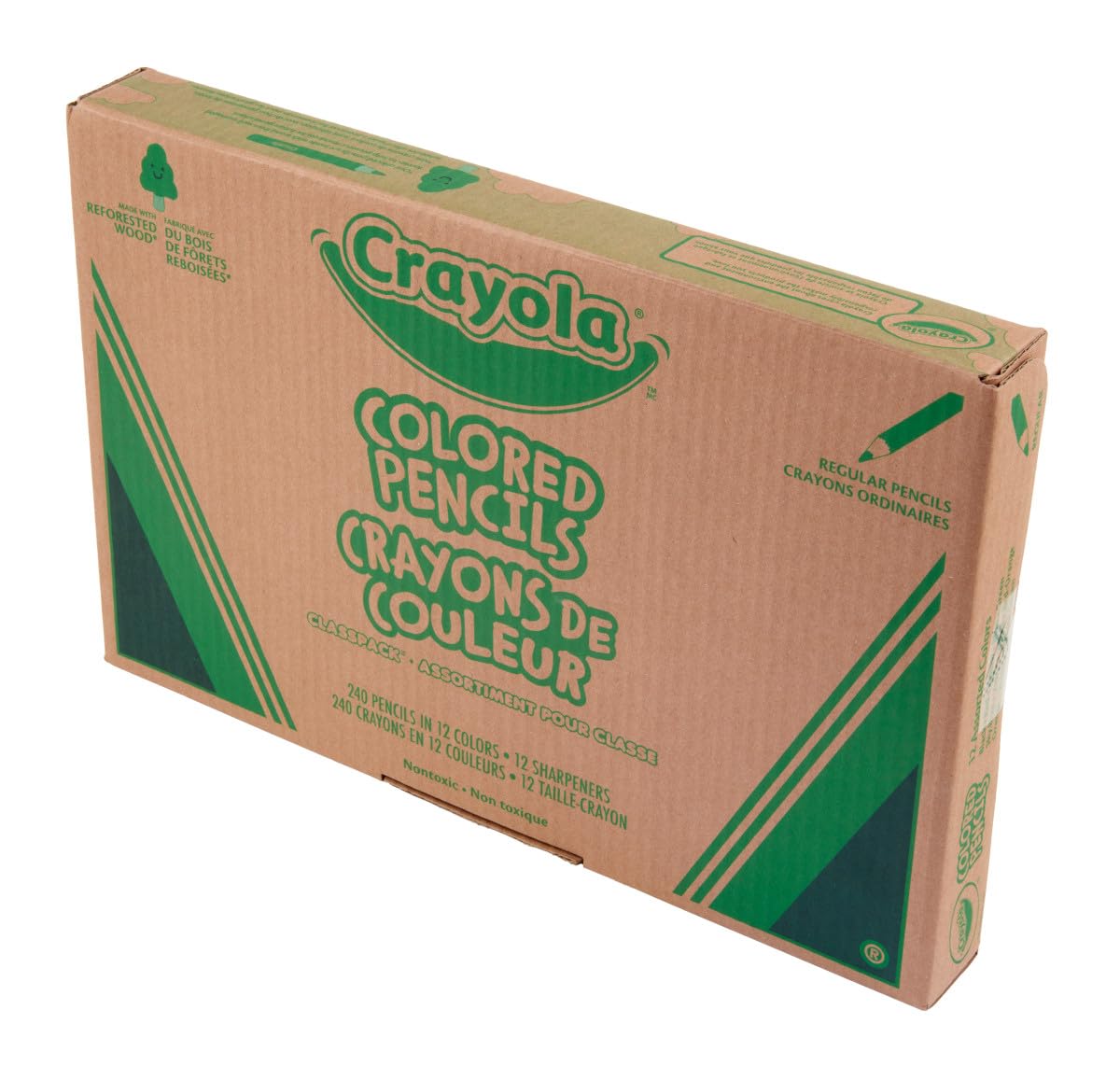 Crayola 240-Count Colored Pencils Classpack | Bulk Classroom Supplies