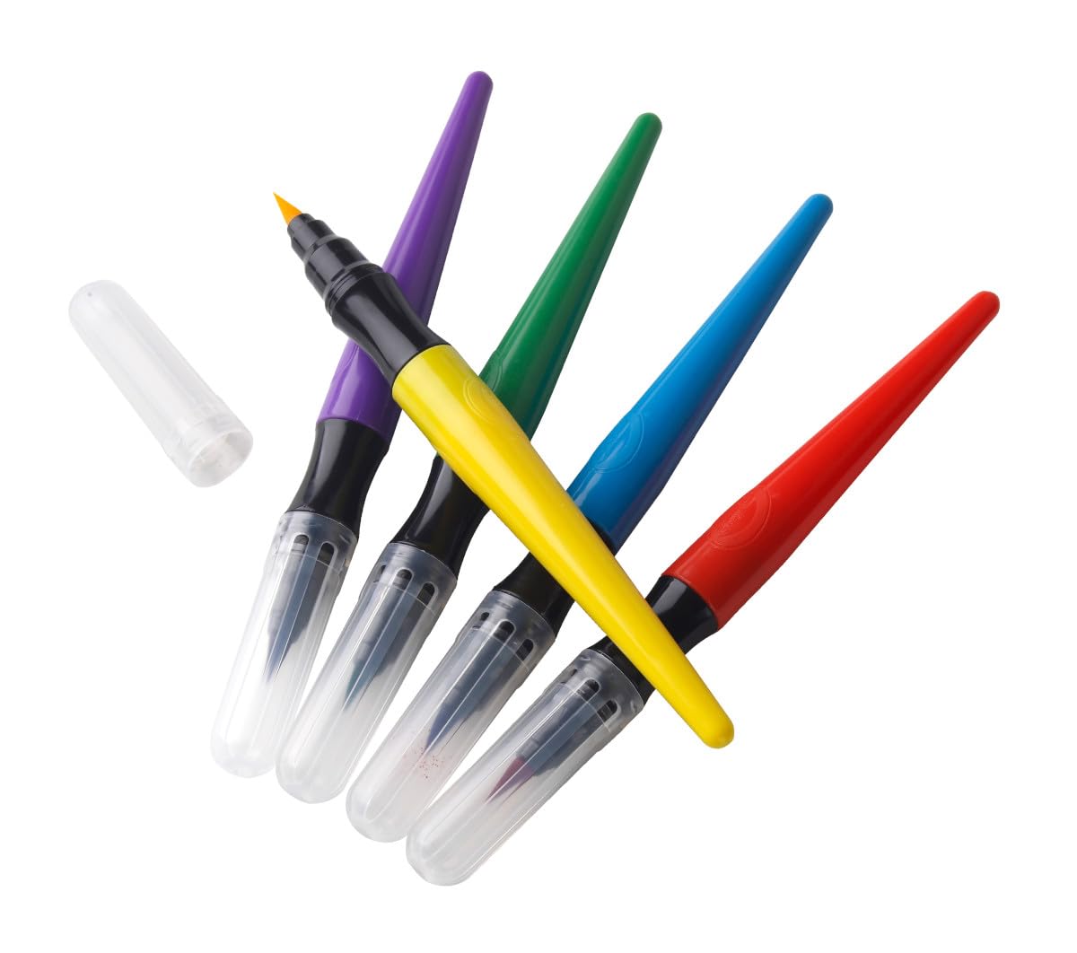 Crayola No-Drip Paint Brush Pens – 40-Count Assorted Colors Set