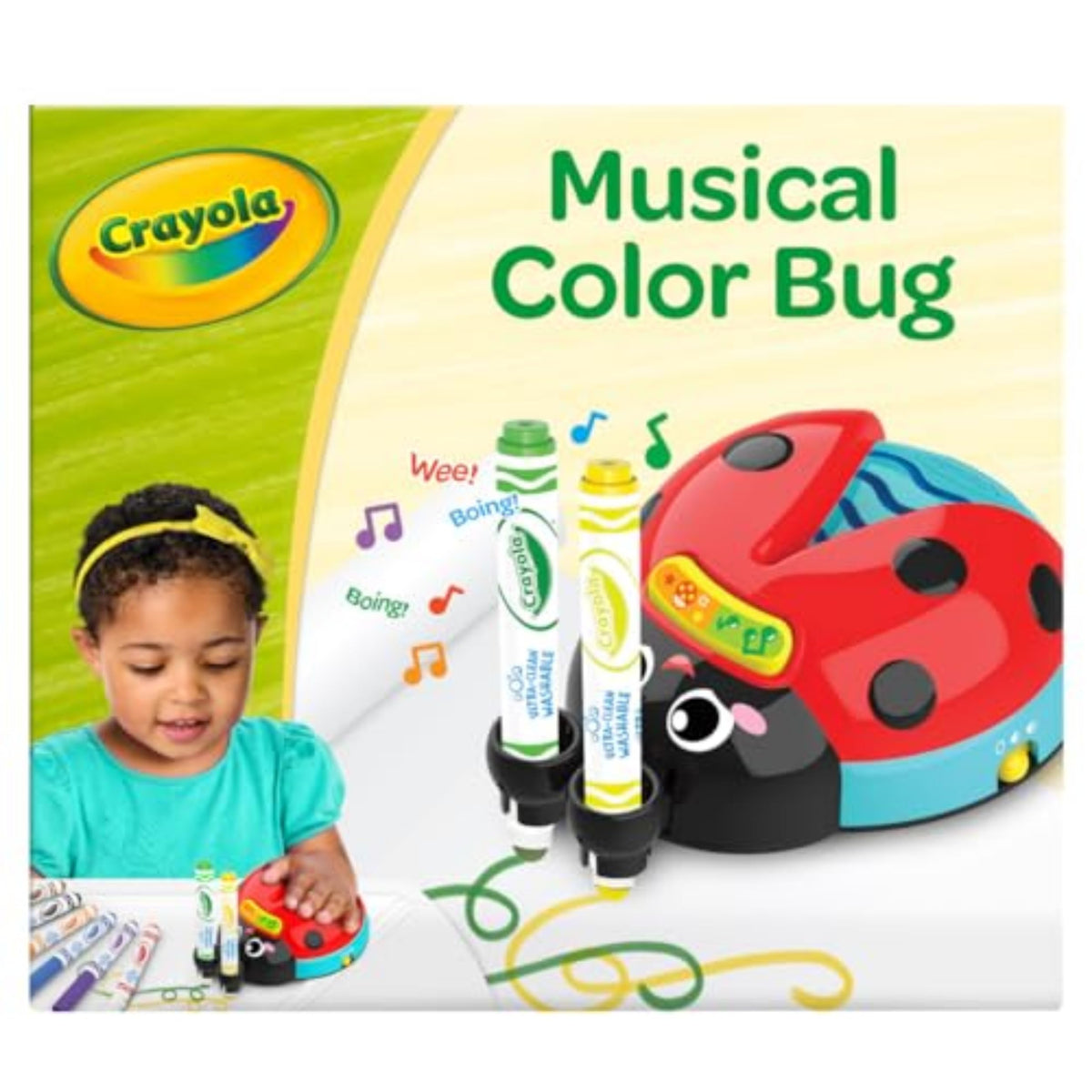 Crayola Musical Color Bug – Toddler Sensory Toy for Colorful, Musical Play