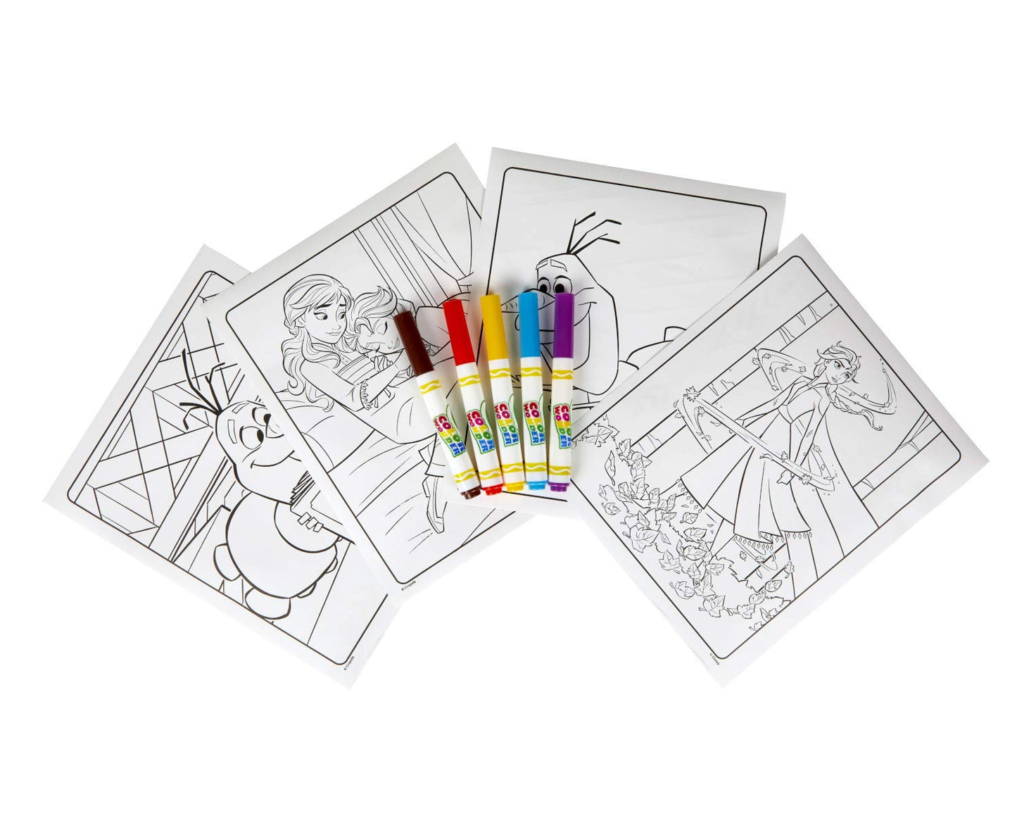 Crayola Frozen Color Wonder Coloring Set – 18 Pages, Mess-Free Coloring for Toddlers