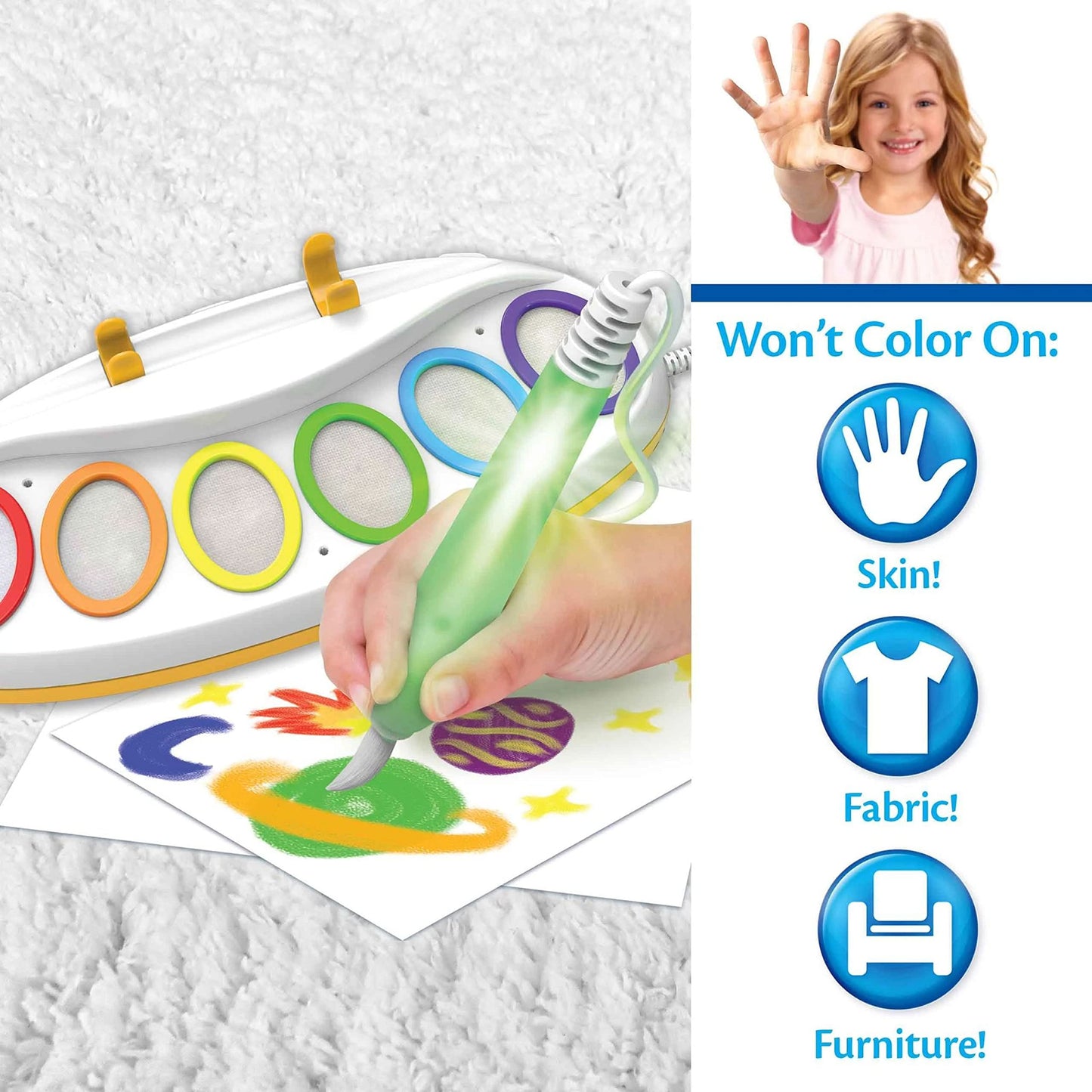 Crayola Color Wonder Magic Light Brush – Mess-Free Painting Set for Kids (Ages 3+)