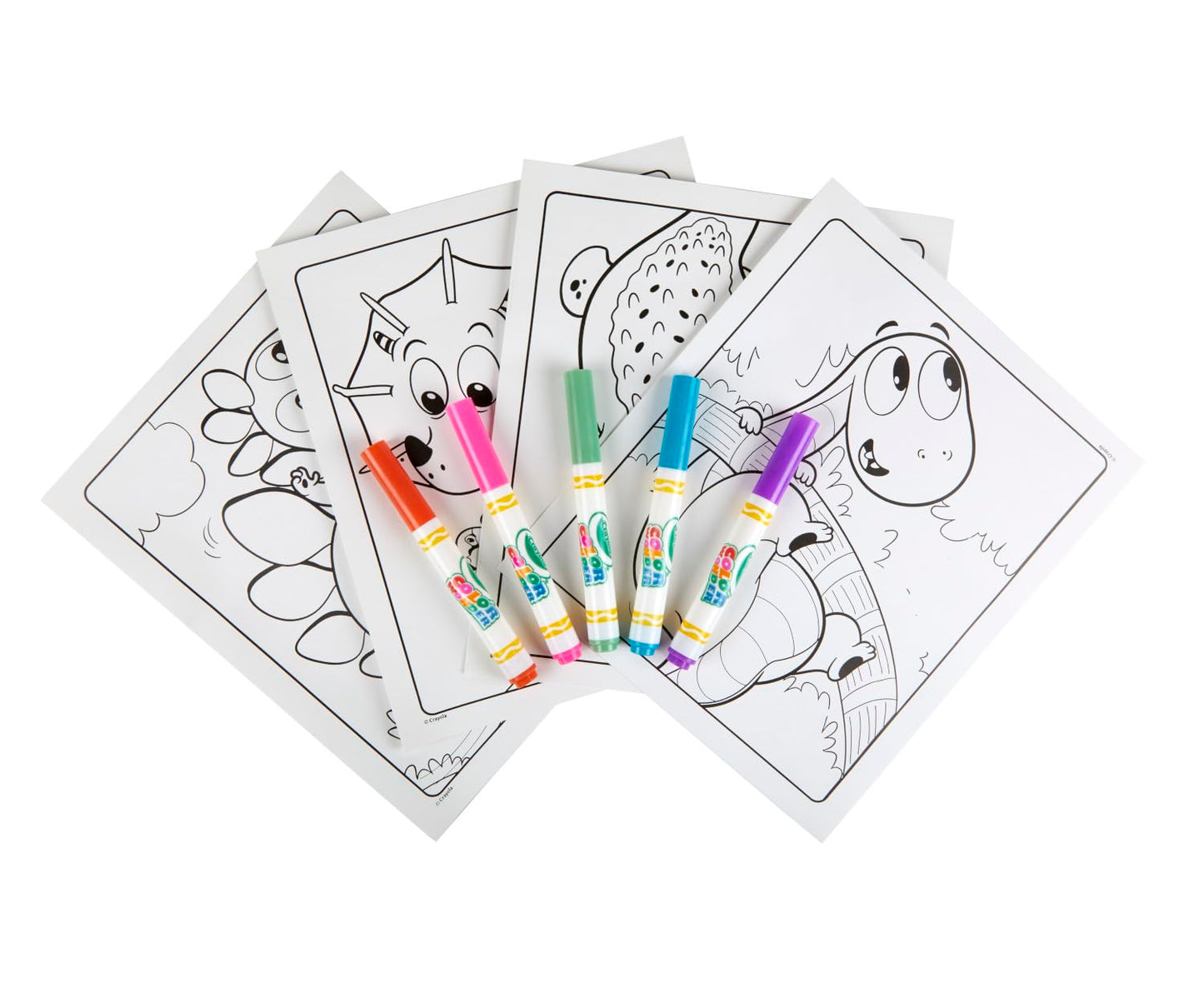 Crayola Color Wonder Prehistoric Pals: Mess-Free Dinosaur Coloring for Toddlers