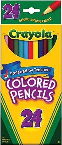 Crayola Colored Pencils, 24 Count – Pack of 12 | Vibrant Colors & Smooth Lead