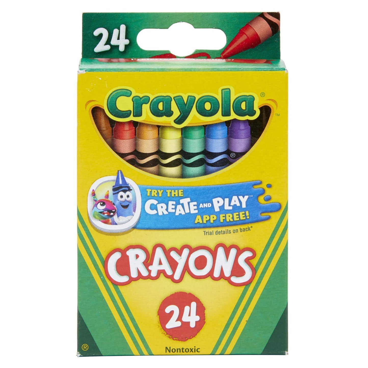 Crayola Crayons 24 Colors – Pack of 4 | Vibrant Wax Crayons for Kids