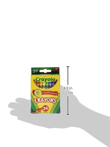 Crayola Crayons 24 Colors – Pack of 4 | Vibrant Wax Crayons for Kids