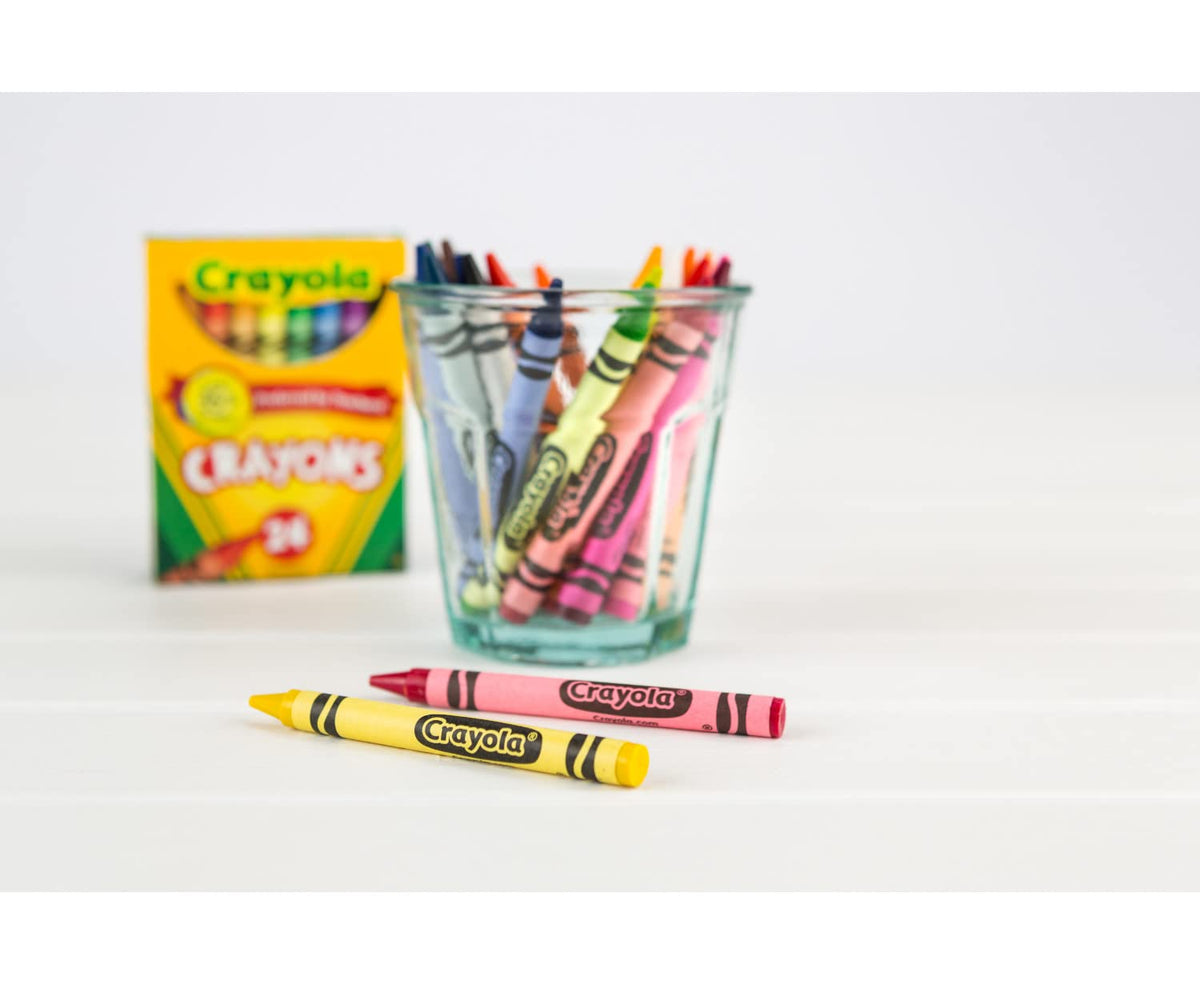 Crayola Crayons Bulk – 24-Count Pack (6-Pack) Assorted Colors