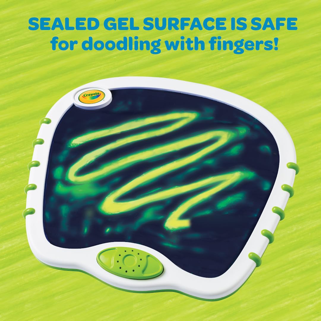 Crayola Toddler Touch Lights Doodle Board – Mess-Free Light-Up Musical Drawing for 2+