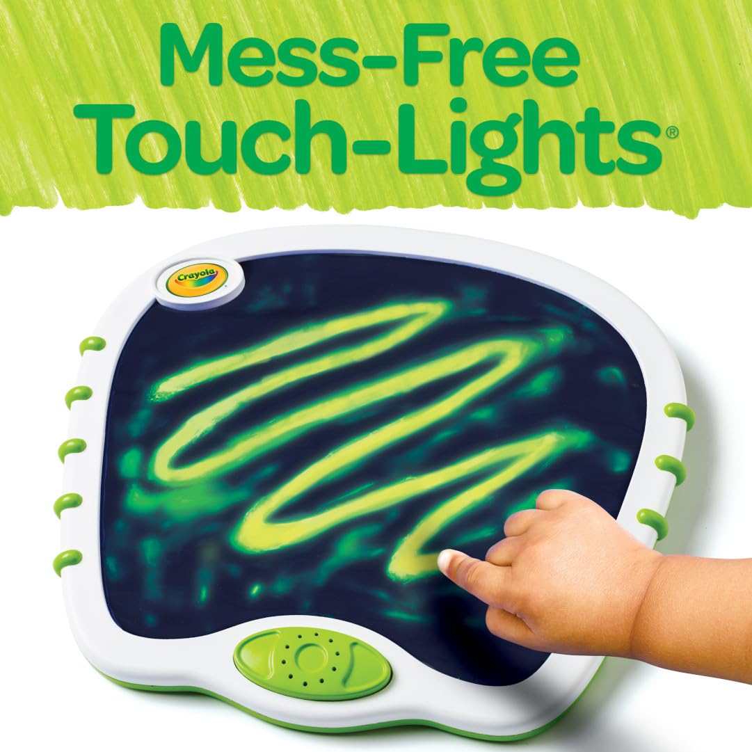 Crayola Toddler Touch Lights Doodle Board – Mess-Free Light-Up Musical Drawing for 2+