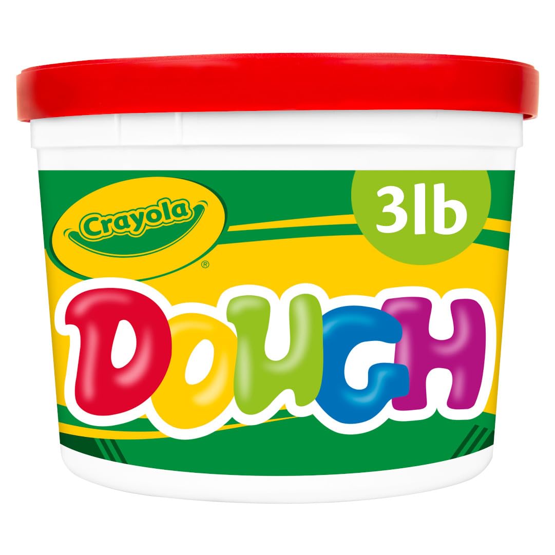 Crayola Dough Red (3 lb) Bulk Modeling Dough – Safe, Reusable, Non-Toxic for Kids