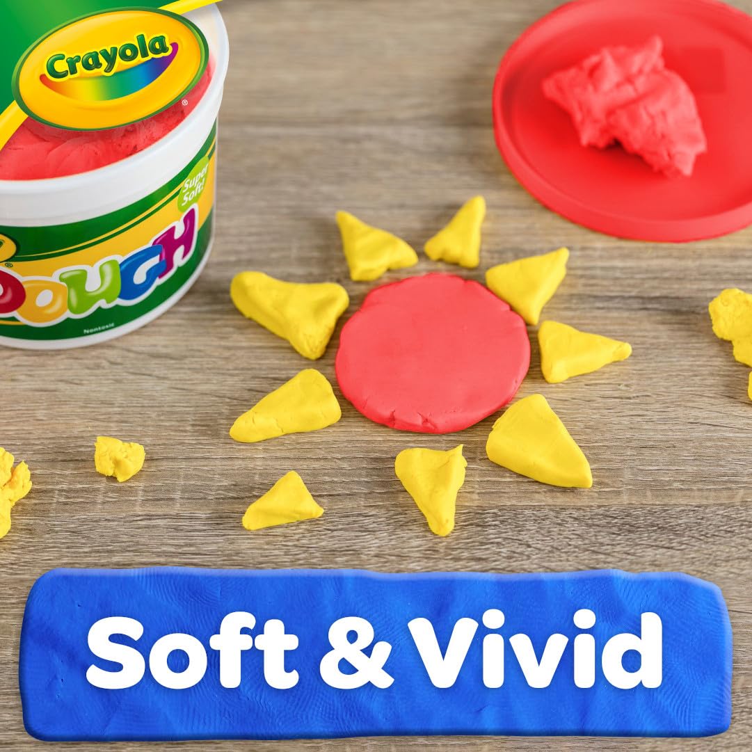 Crayola Dough Red (3 lb) Bulk Modeling Dough – Safe, Reusable, Non-Toxic for Kids