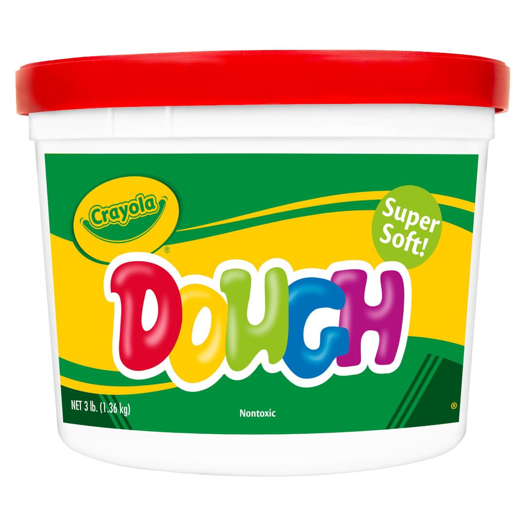 Crayola Dough Red (3 lb) Bulk Modeling Dough – Safe, Reusable, Non-Toxic for Kids