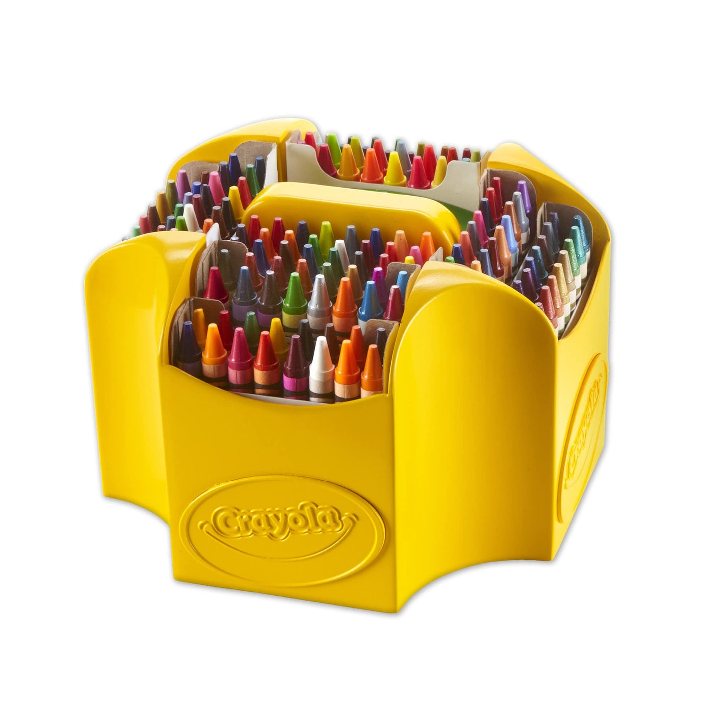 Crayola Ultimate Crayon Caddy with Lid and Sharpener, 152 Crayons (520030)