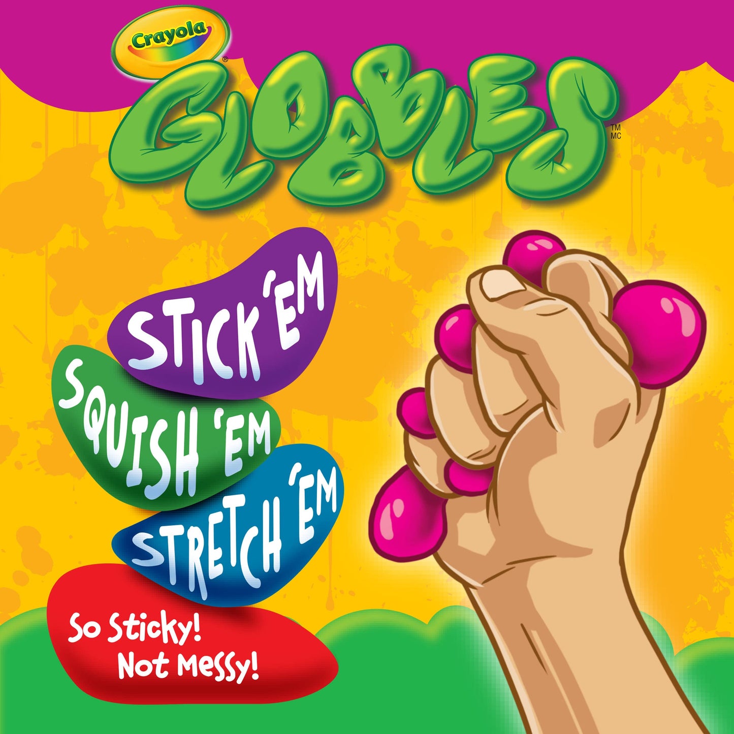 Crayola Globbles 3 in a Package – Assorted Colors | Washable Fidget Toys