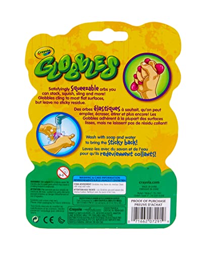 Crayola Globbles 3 in a Package – Assorted Colors | Washable Fidget Toys