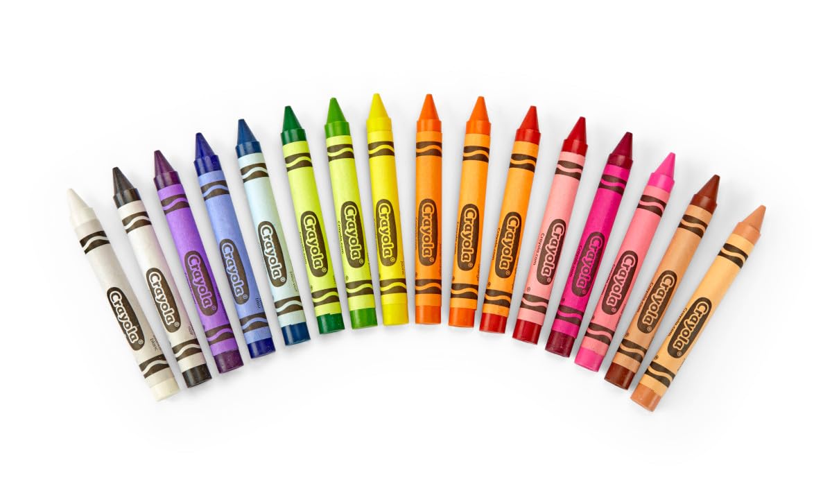 Crayola Large Crayons, Classic Colors – 16 Count | Non-Toxic for Kids