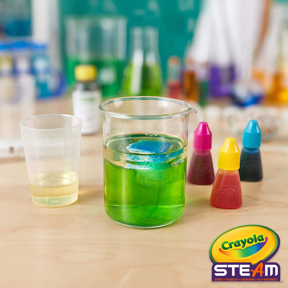 Crayola Liquid Science Kit for Kids | 15 Water Experiments | STEM Toy for Ages 8+