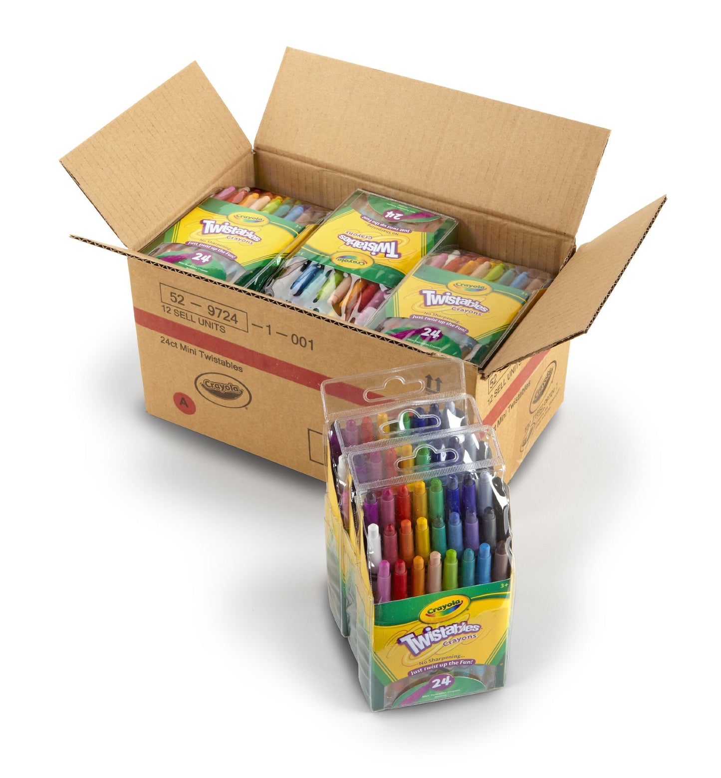 Crayola Mini Twistable Crayons, 24 Count – Portable, Break-Resistant Color On The Go
