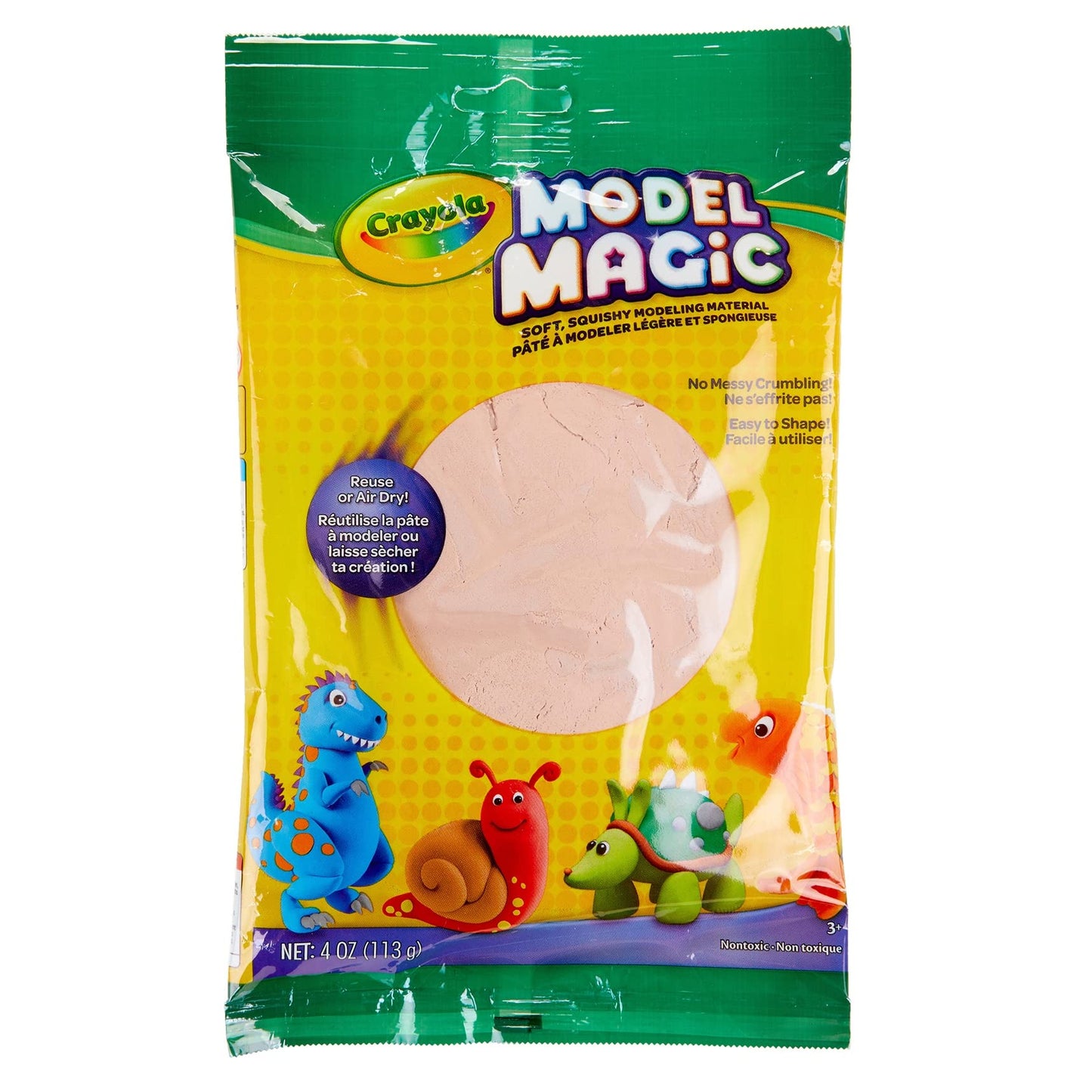 Crayola Model Magic Bisque (4 oz) – Air-Drying Modeling Clay for Kids’ Crafts