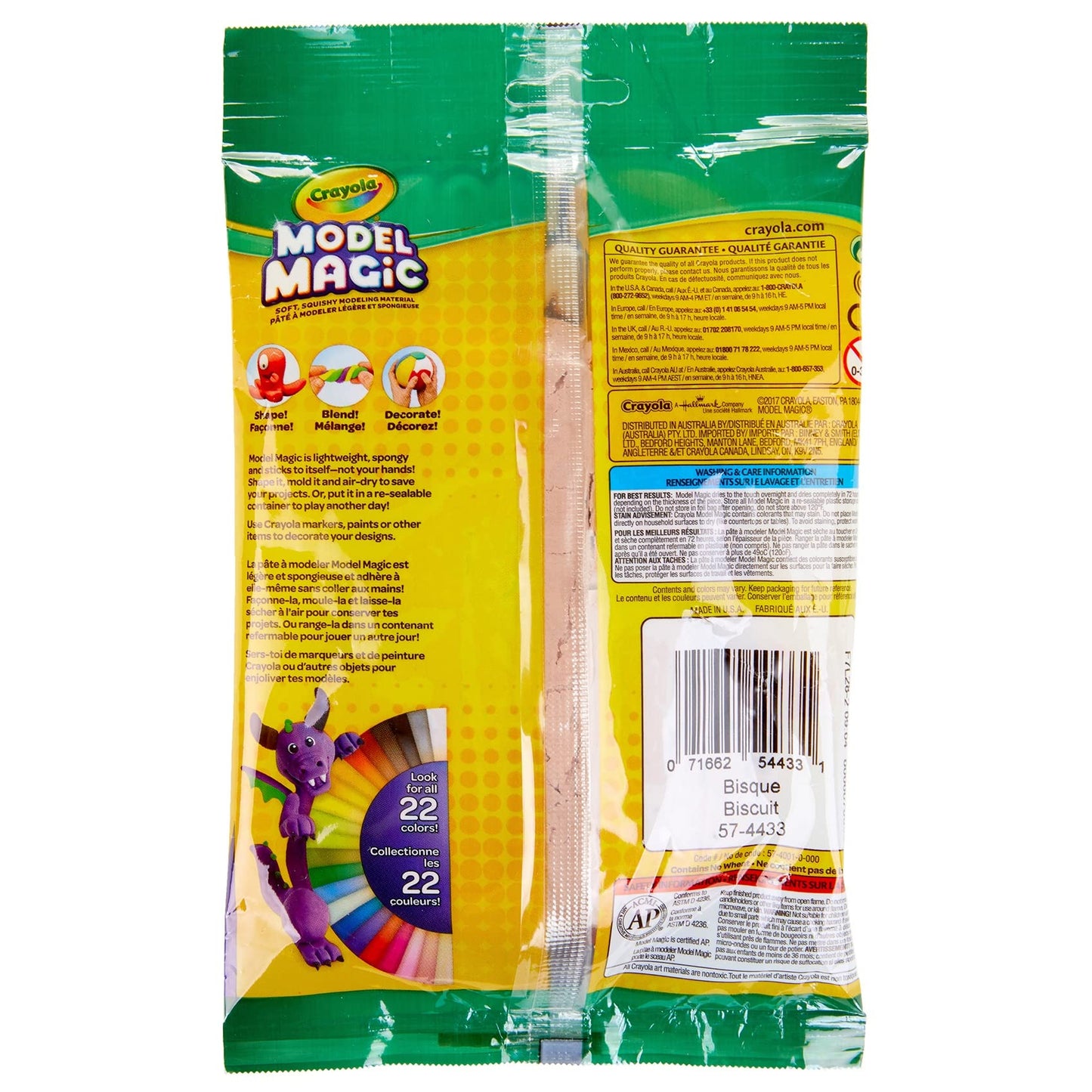 Crayola Model Magic Bisque (4 oz) – Air-Drying Modeling Clay for Kids’ Crafts