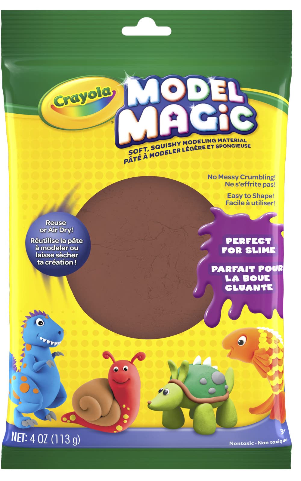 Crayola Model Magic 4-Ounce Earth Tone – Modeling Clay Alternative