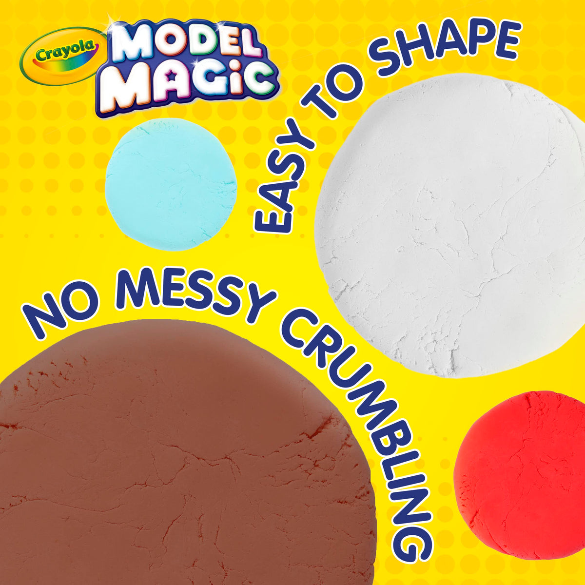 Crayola Model Magic 4-Ounce Earth Tone – Modeling Clay Alternative