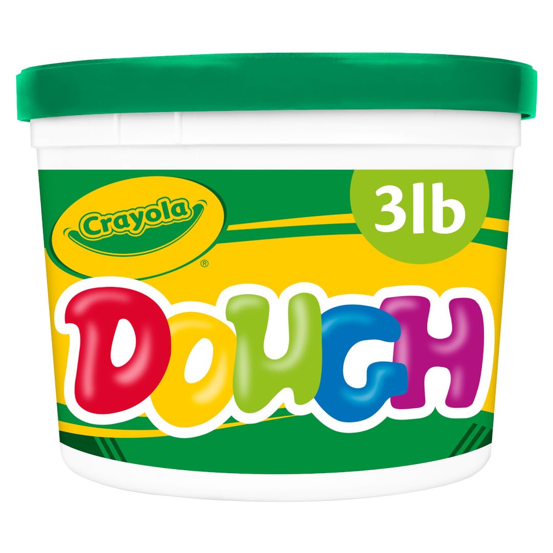 Crayola Modeling Dough, Green — 3 lb Bulk Bucket for Classroom & Home
