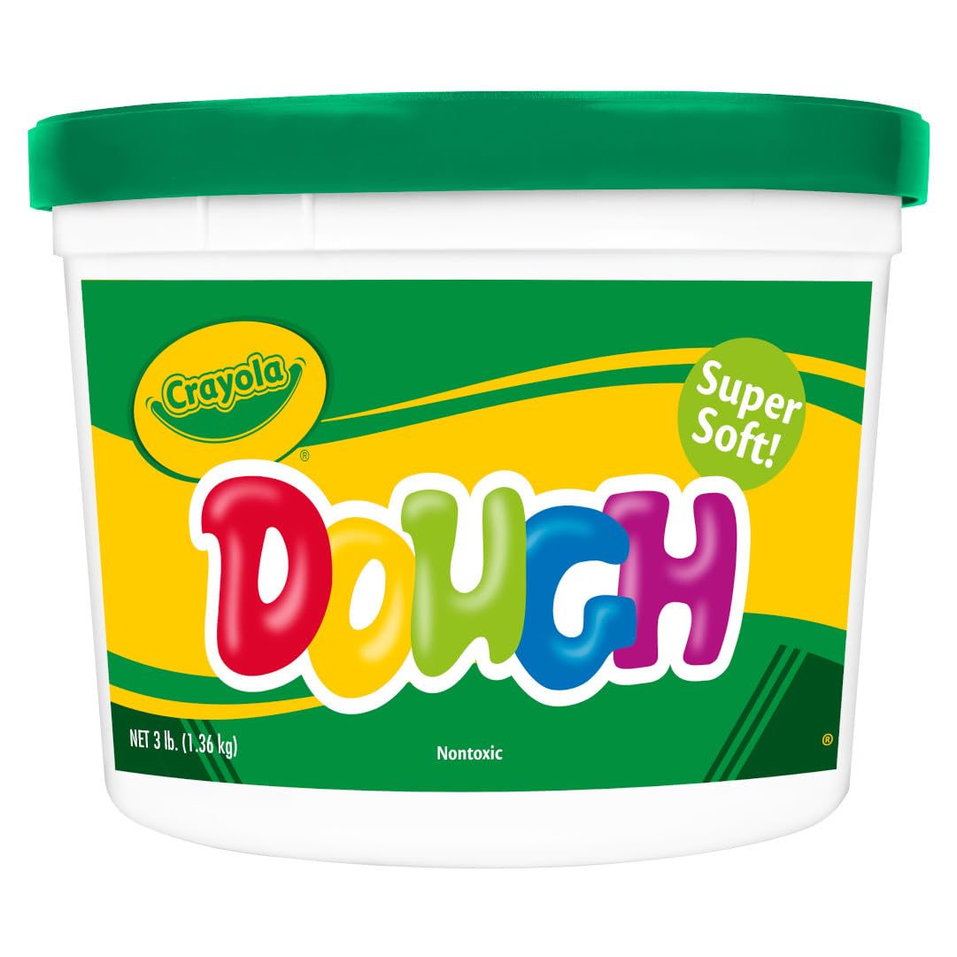 Crayola Modeling Dough, Green — 3 lb Bulk Bucket for Classroom & Home