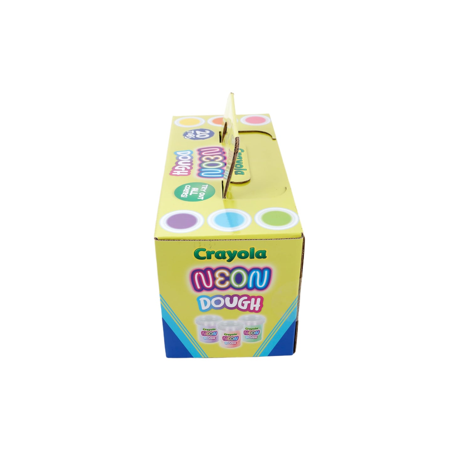 Crayola Neon Dough 20pk x 3oz – Non-Toxic Neon Play Dough for Classrooms, Parties & Creative Fun