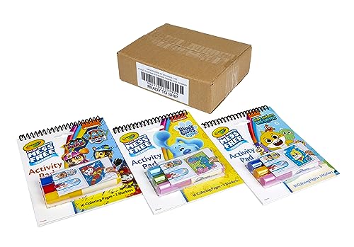 Crayola Nickelodeon Color Wonder Activity Pad Bundle (3 Pack) – Mess-Free Coloring for Kids