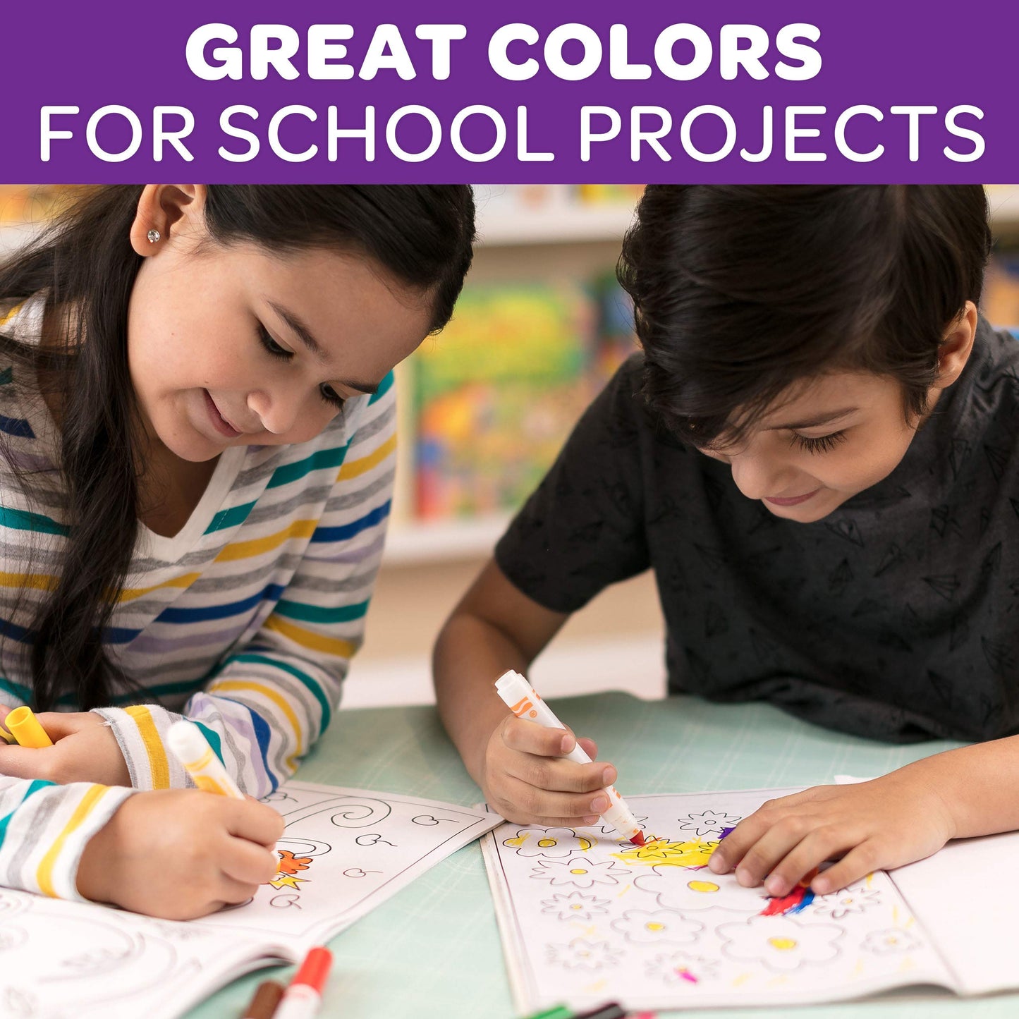 Crayola Broad Line Markers (12pk) – Vibrant Bulk Markers for Classroom & Home