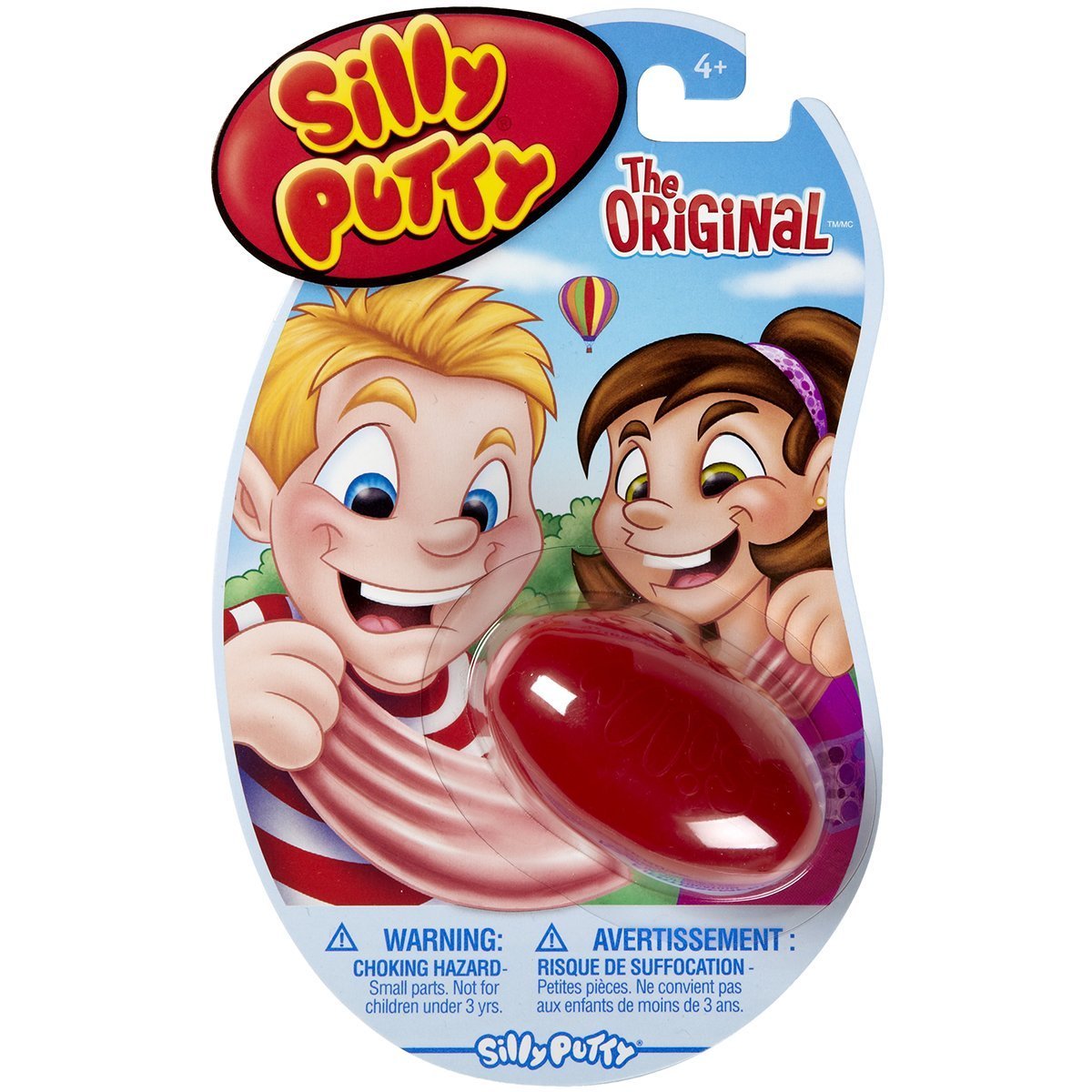 Crayola Original Silly Putty – Egg-Container Modeling Putty (4 Red 1/4-Lb Pcs)