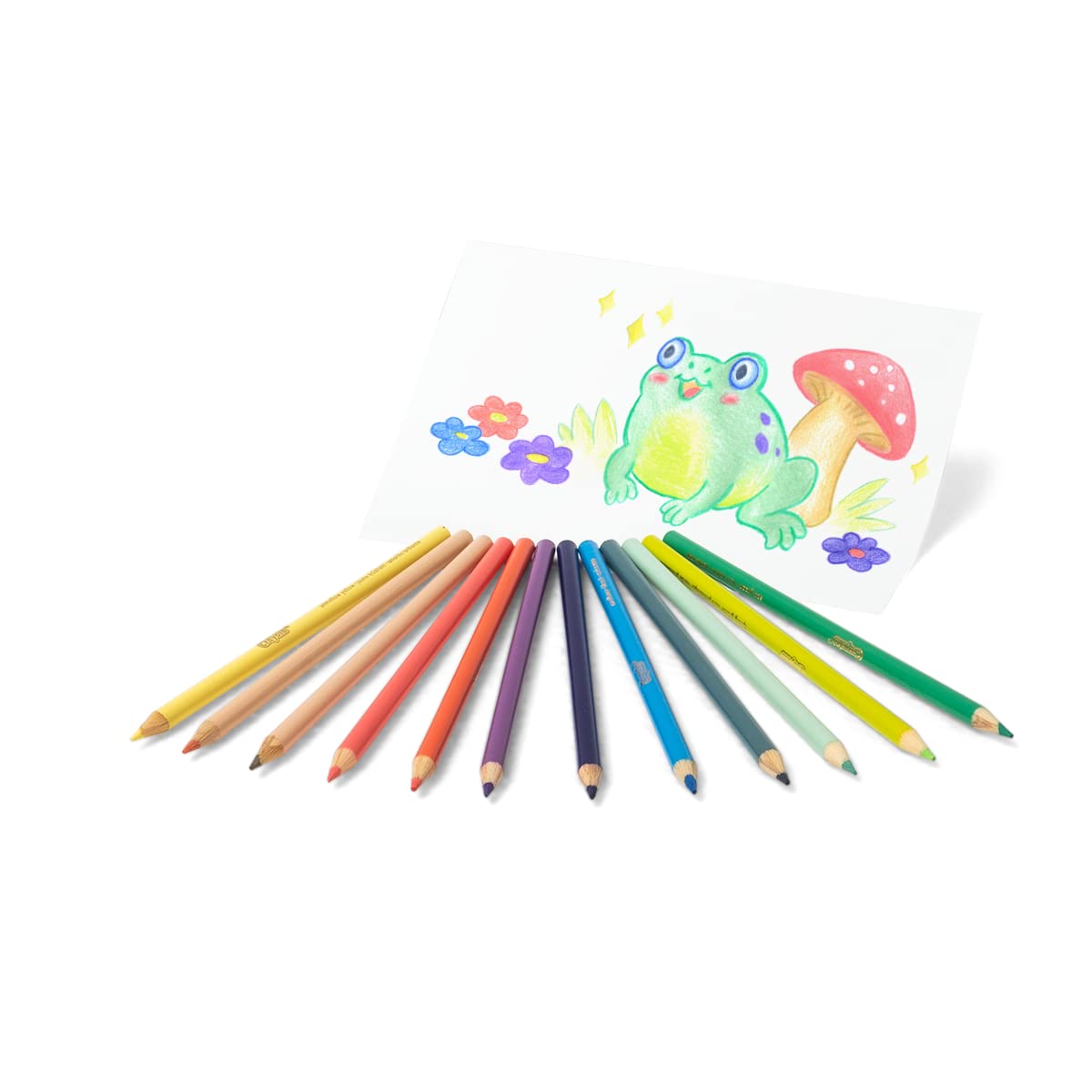 CRAYOLA Pastel Coloured Drawing Pencils – 12 Pack, Pre-Sharpened, Eco-Friendly
