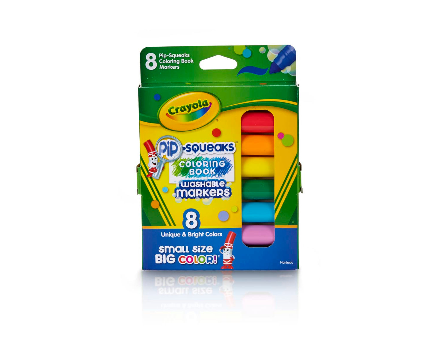 Crayola Pip Squeaks Mini Washable Markers – 8 Count
