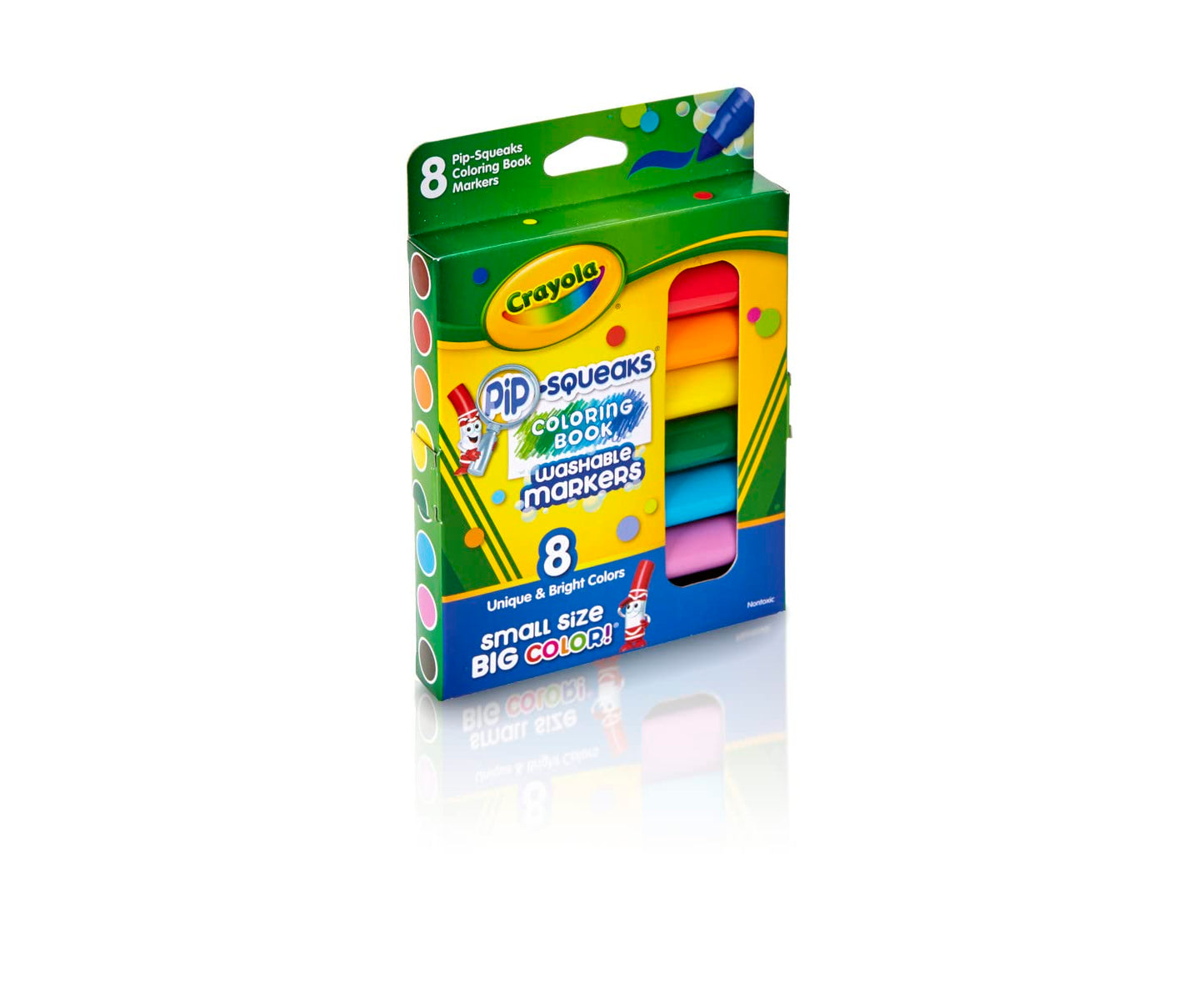 Crayola Pip Squeaks Mini Washable Markers – 8 Count