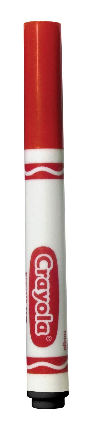 Crayola Broad Line Markers Red 12ct – Non-Toxic Bulk Classroom Pack