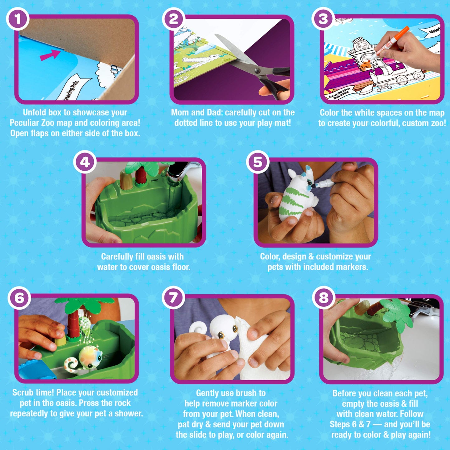 Crayola Scribble Scrubbie Peculiar Zoo – Amazon Exclusive Kids Toy (Ages 3–6)