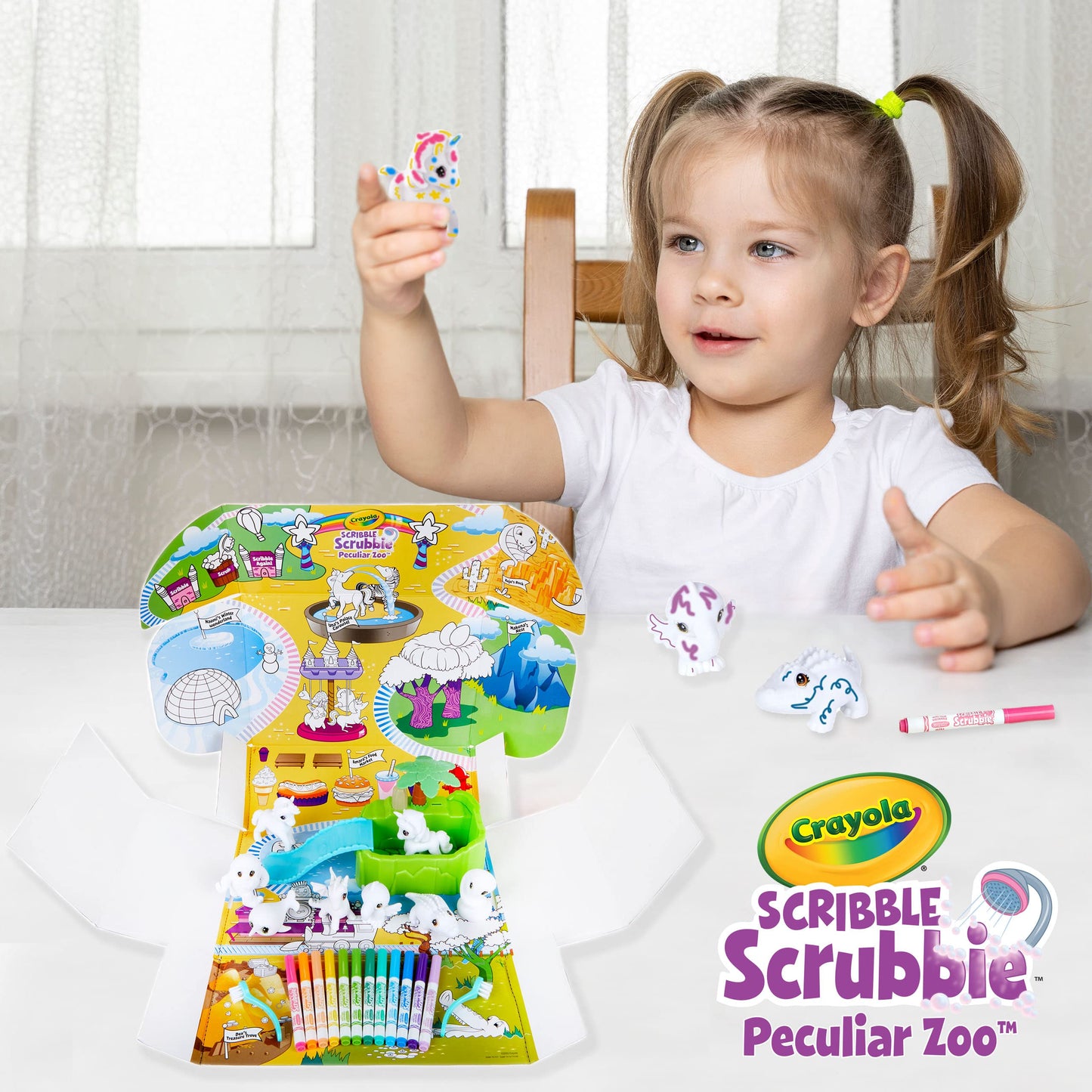 Crayola Scribble Scrubbie Peculiar Zoo – Amazon Exclusive Kids Toy (Ages 3–6)
