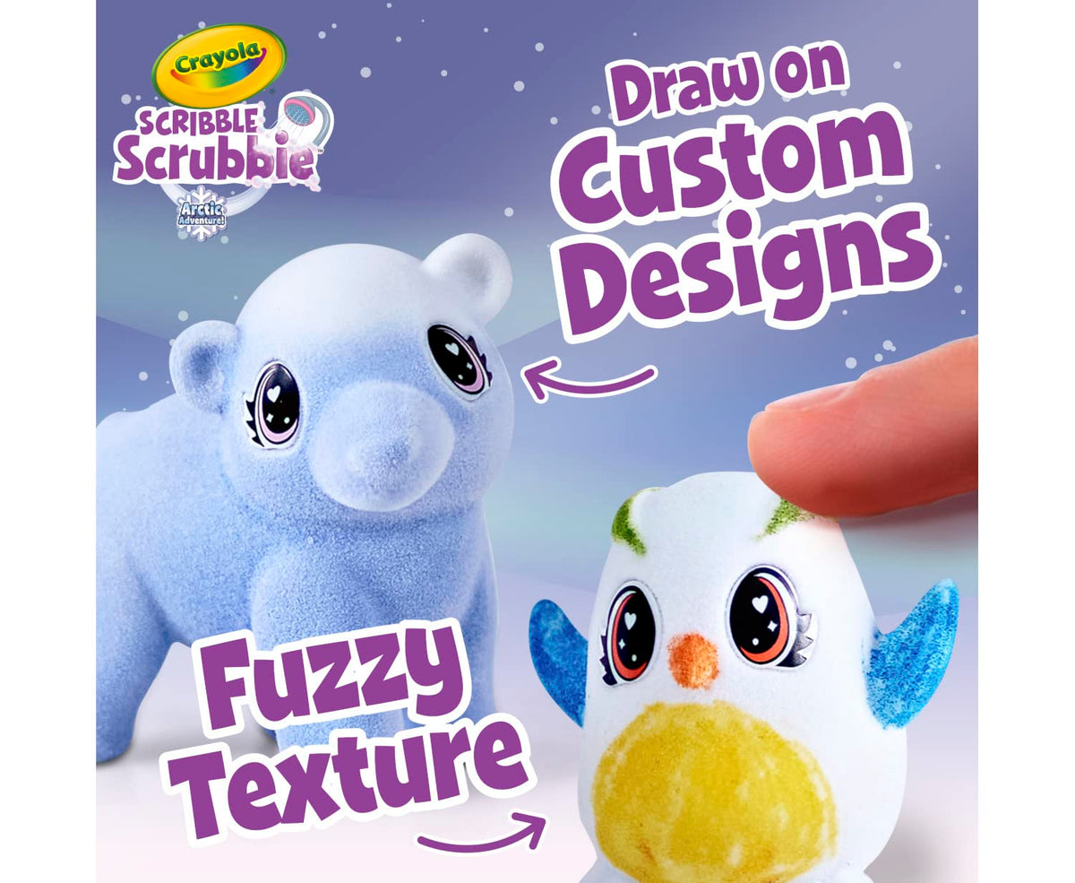 Crayola Scribble Scrubbie Arctic Snow Explorer – Color & Wash Creative Toy (Age 3+)