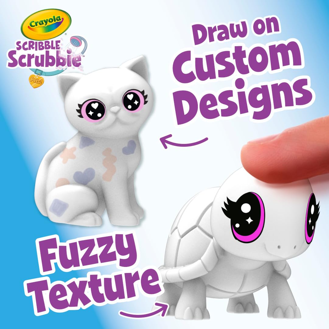 Crayola Scribble Scrubbie Pets Spray Boutique – Airbrush Art Set for Kids 3+