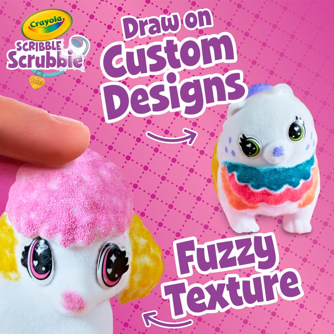 Crayola Scribble Scrubbie Super Salon – Color, Paint & Wash Toy Set for Kids Ages 3+
