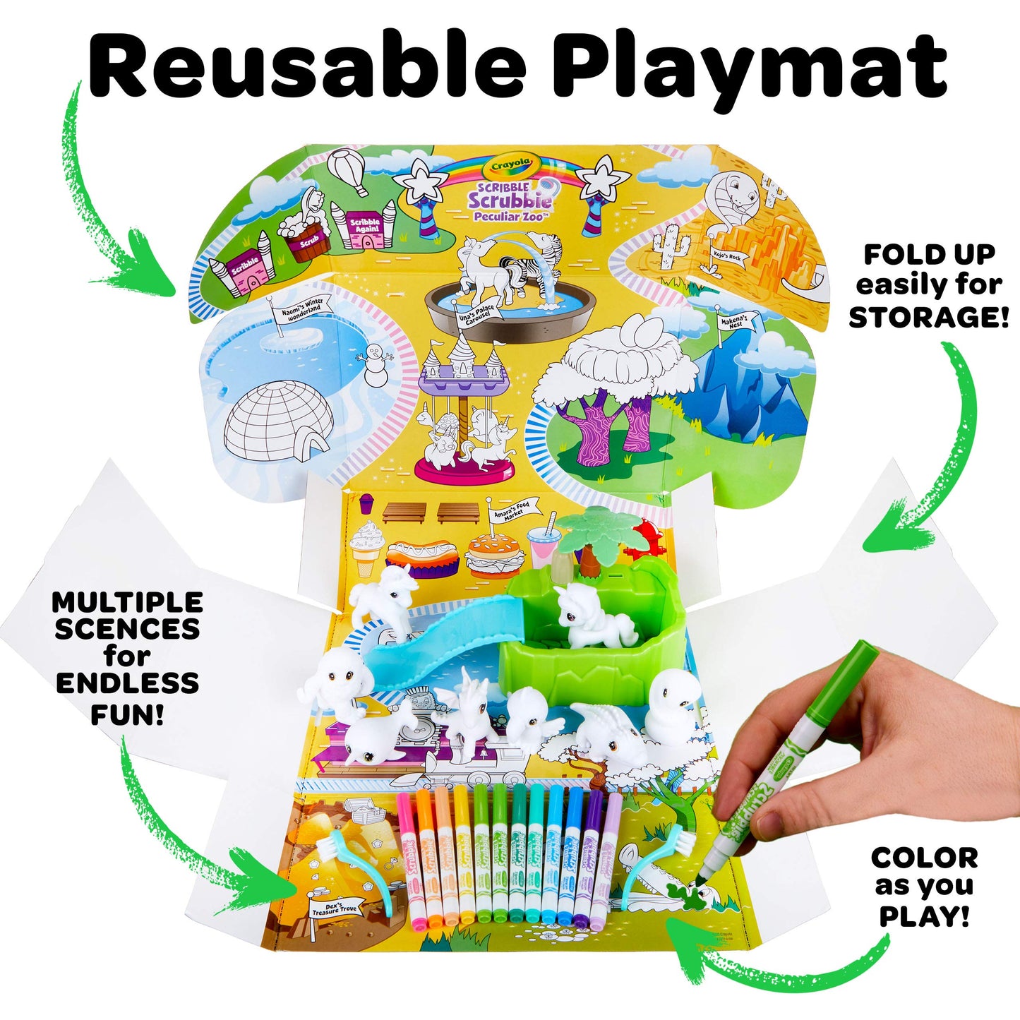 Crayola Scribble Scrubbie Peculiar Zoo – Amazon Exclusive Kids Toy (Ages 3–6)