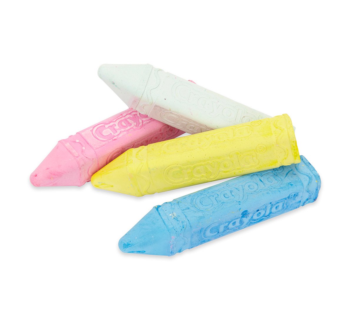 Crayola Sidewalk Chalk 4-Pack Multi – Washable Outdoor Chalk for Big Outdoor Art